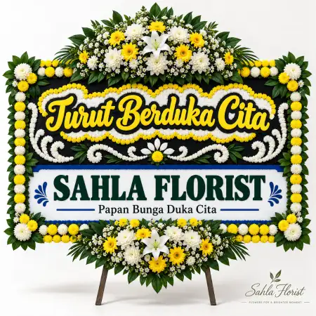 Papan Bunga Duka Harvest City