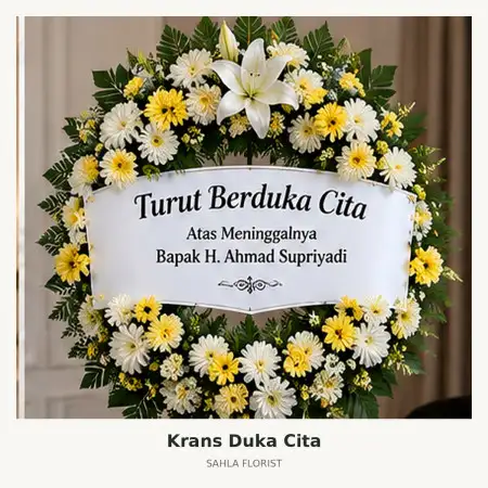 Krans Bunga Duka Harvest City